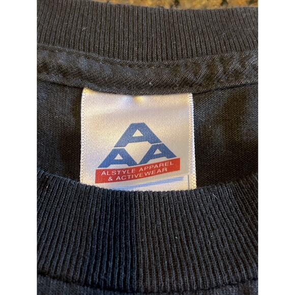 VTG Betty Boop T Shirt Mens Large Black Lady Luck Dice Vegas Y2K Alstyle Apparel - Picture 10 of 10